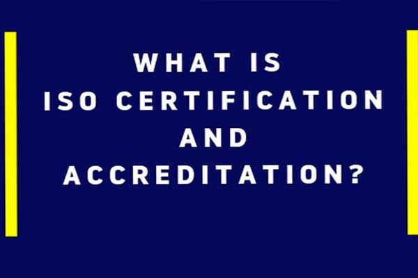 What is the difference between ISO certification and accreditation