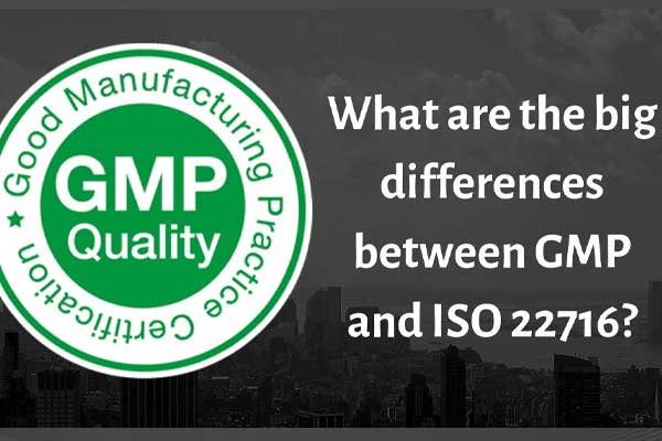 Difference between ISO 22716 and GMP